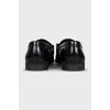Men's loafers with silver decor