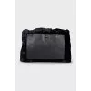 Velvet bag on a chain