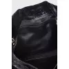 Velvet bag on a chain
