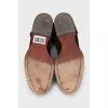 Brown slip-on boots