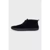 Men's suede lace-up boots