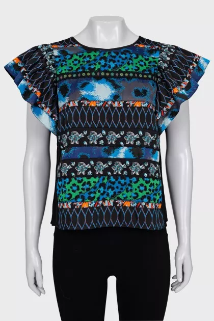 Шовковий топ by Kenzo x H&M