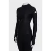 Long sleeve hooded shirt with tag