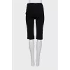 Long shorts with a zipper