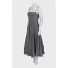 Denim sundress with straps