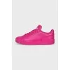 Pink leather Portofino sneakers