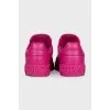 Pink leather Portofino sneakers