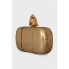Leather Skull clutch