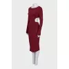 Long sleeve dress with open sides