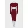 Long sleeve dress with open sides