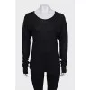 Loose-fitting long sleeve shirt