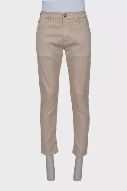 Men's beige jeans
