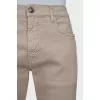 Men's beige jeans