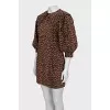Animal print mini dress