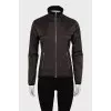 Slim-fit jacket with a zipper