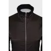 Slim-fit jacket with a zipper