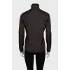 Slim-fit jacket with a zipper