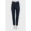 Dark blue jeans