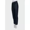Dark blue jeans