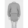 Gray dress with tag