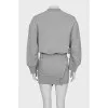 Gray dress with tag