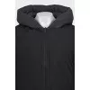 Black double-sided down jacket