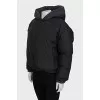 Black double-sided down jacket