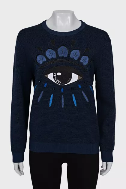 Men's jumper with brand logo