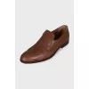 Men's brogues with perforated leather