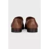 Men's brogues with perforated leather