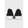Quilted textile sneakers