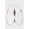 Quilted textile sneakers