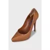 Brown pumps
