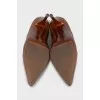Brown pumps
