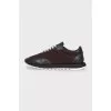 Brown sneakers