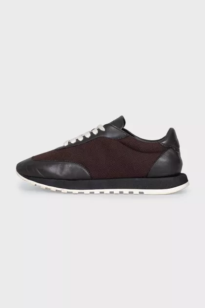 Brown sneakers