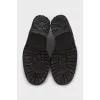 Men's loafers with silver decor
