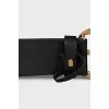 GG Marmont black leather belt