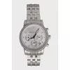 Silver watch with crystals
