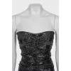 Black sequin bodycon dress