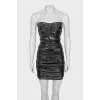 Black sequin bodycon dress