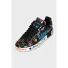 Patent leather Portofino sneakers