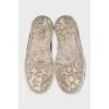 Patent leather Portofino sneakers