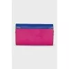 Leather crossbody in mixed colors