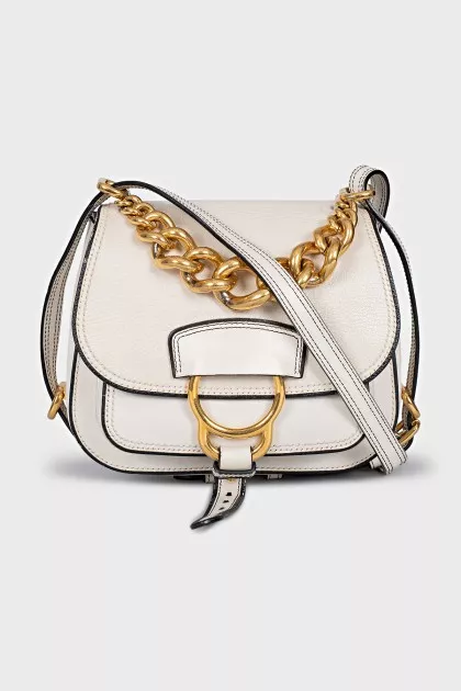 White Dahlia Crossbody