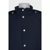 Men's jacket with patch pockets and buttons