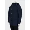 Men's jacket with patch pockets and buttons