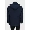 Men's jacket with patch pockets and buttons