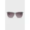 Sunglasses with blue temples