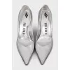 Cheope silver shoes